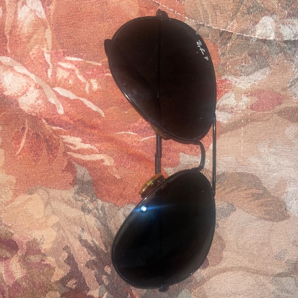 Ray Bans Black Aviator Sunglasses
